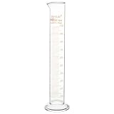 stonylab Vidrio Cilindro Graduado (1 Paquete), Graduated Cylinder Vidrio de Borosilicato 1000 ml Pared Pesada Vidrio Graduado Cilindro de Medición