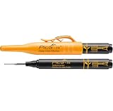 Pica 150/46 Ink | Marcador de agujeros profundos negro | 1,5 mm | Marcador permanente para zonas de difícil acceso | Perfecto para perforaciones | Resistente al agua | Para casi todas las superficies