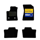 DBS - Alfombra de coche a medida para Renault AUSTRAL E-Tech Full Híbrido y 1.2 Mild Híbrido a partir de 07/2022 - Antideslizante con clips de fijación - 4 alfombrillas delanteras y traseras - Moqueta
