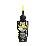 Muc-Off Lubricante de Cadena Seco 50ml – Cambios Suaves y Silenciosos | Lubricante con base de cera que penetra cada eslabón para rutas secas y polvorientas de carretera, gravel y MTB.