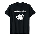 Funky Monkey Happy Crazy camiseta Regalo Camiseta