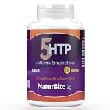 NaturBite 5-HTP de Griffonia, 98 mg de 5-HTP, 250 comprimidos | Extracto de semillas al 20 %. 490 mg de extracto por comprimido. Una toma diaria para 250 días.