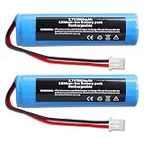 MXJFYY XH2.54-2 baterías de Iones de Litio de 3,7 V y 3500 mAh con Conector XH2.54 para electrónica, Juguetes, iluminación, Altavoces Bluetooth, linternas, Controles remotos y proyectos de Bricolaje