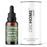 CBHOME Oils - Aceite de Semilla de Cáñamo Isolated 20% - 30 ml - Base de Coco y Semilla de Cáñamo Ecológico - Prensado en Frío - Sin Aditivos ni Disolventes - 100% Vegetal - Certificado Ecológico UE