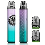 Manvap Cigarrillo Electronico de Vapor sin Nicotina Vaper Kit Cigarro Electronico Vaporizador kit completo-40W/1300mAh Batería con 0.6Ohm and 0.8Ohm Núcleo de Atomización, No Nicotina