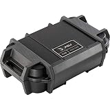 PELI R60 Caja pequeña para la protección de pertenencias personales como el móvil, Herramientas o pequeños Equipos electrónicos, IP68 estanca e Impermeable al Polvo, Capacidad: 2,32L, Color: Negro