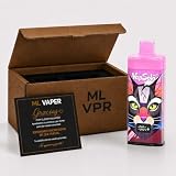 ML VAPER King Pro 65K – Difusor de Aroma Portátil sin Líquido Cereza y Cola, Diseño Compacto y Fácil de Usar