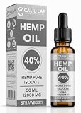 Aceite de Semilla de Cáñamo 12000 mg | 30 ml | Máxima Pureza | Orgánico | Testado en Laboratorio | Registro CPNP | Fabricado en Europa