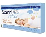 Laboratorios Tegor SomniRelax 40 cápsulas, complemento alimenticio con melatonina 1,99 mg, GABA y extractos vegetales para favorecer el descanso nocturno.