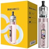 For VOOPOO Drag H40 Pro Kit 5ml Built in 2450mAh Batería No Nicotine | Flujo de aire ajustable MTL Pod vapor fit pnp X bobina (0.6 Ω / 0.8Ω) botón de activación activado