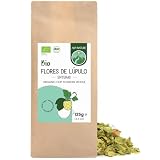 Alpi Nature Lúpulo Orgánico Entero 125g, Pétalos de Lúpulo Enteros Secos, Humulus Lupulus, Infusión Suelta