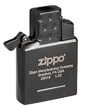 Zippo Inserto Gas para Mecheros a Prueba de Viento – Negro – Single Flame – Llama Jet Azul – Recargable con butano – Compatible con Zippos clásicos