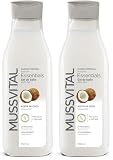 MUSSVITAL Essentials Gel de Baño con Aceite de Coco, pH 5.5, 750 ml (Paquete de 2)