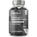 Hongos Complex en Gominolas 2500mg - Complejo de 8 Hongos, 90 Gominolas | (Shiitake, Reishi, Chaga, Melena de León y Más) - Veganas, Sabor a Frutos del Bosque, 45 Días de Suminstro, Sin Gluten ni OGM