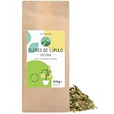 Alpi Nature Lúpulo Entero 125g, Pétalos de Lúpulo Enteros Secos, Humulus Lupulus, Infusión Suelta