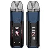 Vaporesso Luxe XR Max 2 Kit 80W – activación por botón, batería integrada de 3200mAh, cartucho POD de 5ML, resistencia GTX, modo MTL/DTL, sin nicotina (Azul Tormenta)