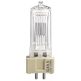 LedWekei Bombillas halógenas GX9.5, halógenas de 220v GX 9,5 1000w, bombillas de foco, bombillas de luz blanca cálida regulables 3200K 1 Uds