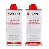 Zippo - Mechero (2 unidades, 125 ml), funciona con gasolina