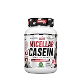 BIG - Caseina Micelar - Caseina Proteina de Liberación Sostenida, Recuperación y Masa Muscular - Baja en Grasas y Carbohidratos,Textura Cremosa (Toppings(trocitos), Cookies & Cream Black Max Cookies)