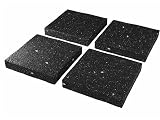 Lavadoras de 4 PIEZAS Almohadillas de Base XXL Almohadillas de Goma Amortiguadores Antivibraciones Soporte Seguro para Muebles y Armarios de Secadoras