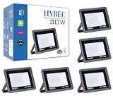 CLAR - Focos LED Interior y Exterior Impermeable, 30W (Pack 5)