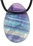 Colgante de fluorita multicolor, colgante de gota, piedra perforada