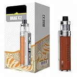 For Voopoo Drag X2 Kit 5ml batería 18650 (Not Inlcude), No Nicotine | 80 W, pantalla TFT de 0,96 pulgadas - Compatible con cápsulas y resistencias PnP X