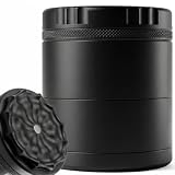 Viberium Grinder Metalico 63 mm - Herb Grinder Metal, 4 Piezas, Crusher