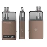 Vaporesso Eco Nano Plus Kit 1400mAh Built-in Battery fit 10ml ECO Nano 0.6/0.8/1.2ohm Mesh Pod 35000 puffs Electronic Cigarette Vape Airflow Adjustable No Liquid No Nicotine (Marrón moca)