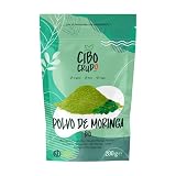Moringa en Polvo Organica - 200g. Hojas de Moringa Oleifera para Infusion y Te de Moringa. Organic Moringa Green Powder.