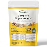 Suplemento de 6 Hongos – Reishi, Melena de León, Cordyceps, Chaga, Shitake y Maitake. 120 Cápsulas. 500mg Por Cápsula.