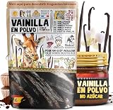 Nabür – 40gr Polvo de vainilla Bourbon de Uganda, Premium, sin agotar, no dulce, 100% natural, pastelería, postre, bebida