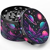 Viberium Grinder Metalico 63 mm - Herb Grinder Metal, 4 Piezas, Crusher | Spice Grinder Hierba, Aluminio Crusher Grande, Molinillo XXL, 01 – NOVA