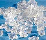 EDZARD Piedras decorativas de cristal (4-10 mm), 1 kg, incoloro | transparente, resistente al agua, sin polvo, hielo artificial, relleno para jarrones, decoración de mesa, manualidades