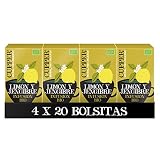 Cupper - Infusiones Ecológicas Limón y Jengibre - Pack 4 X 20 Bolsitas