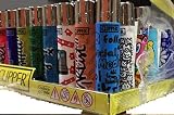 Clipper - Mecheros de colección Grandes Mixtos en gráficos, Todos los Diferentes (24 Unidades)