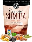Te Chai Bio - Te Negro Assam, Canela, Jengibre, Cardamomo y Especias | Chai Tea Ecológico, ideal para Chai Latte. Naranja, Cúrcuma, Pimienta Negra y Vainilla. Intenso y Especiado. Granel 100g